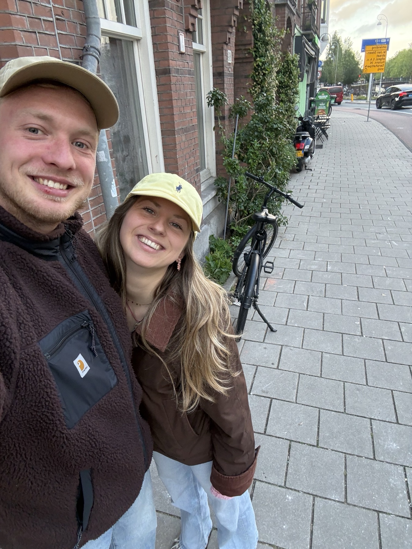 Leon and Tessa together in Amsterdam